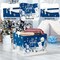 Winter Animals Storage Basket Christmas Snowman Penguin Gift Basket Kid Polar Bear Deer Owl Seal Nursery Bin Large Clothes Toy Book Shelf Basket Cube